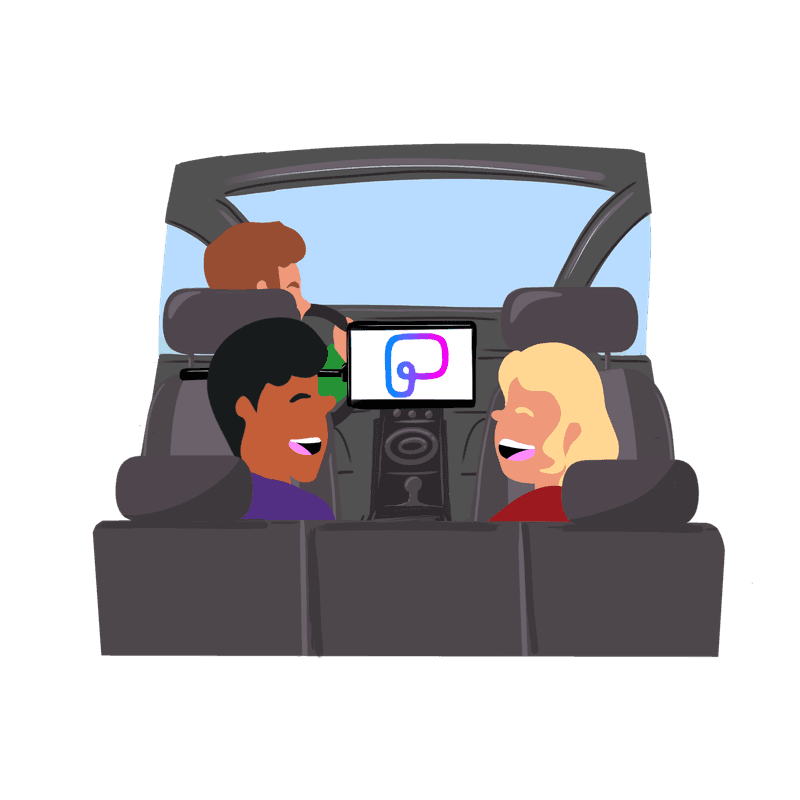 Conductor feliz con PuMoAds